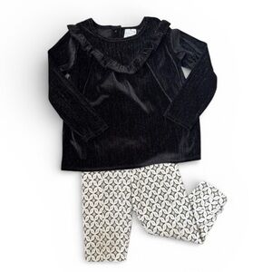Rachel Zoe Black and White Kids Matching Set